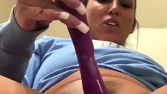 Busty milf brunette play with toys webcam chat