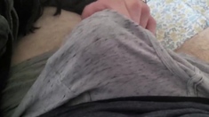 Babe Bites and Makes Me Cum in My Boxers