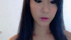 Cutest Asian Webcam Chick Striptease