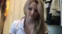 Webcam blonde masturbate