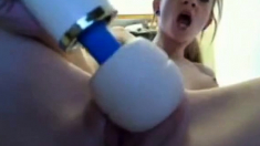 Tiny Teen has multiple orgasms on cam