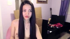 Big Titted Thai female has her Thai tomentose pink shaged