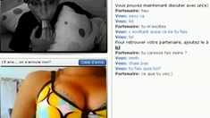 Horny french teen on chatroulette