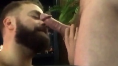 Bearded Guy Suck And Swallow
